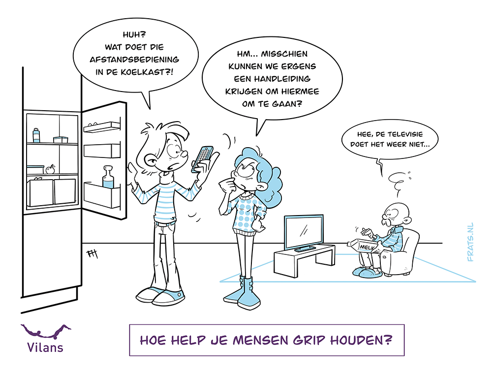 Cartoon over omgaan met dementie